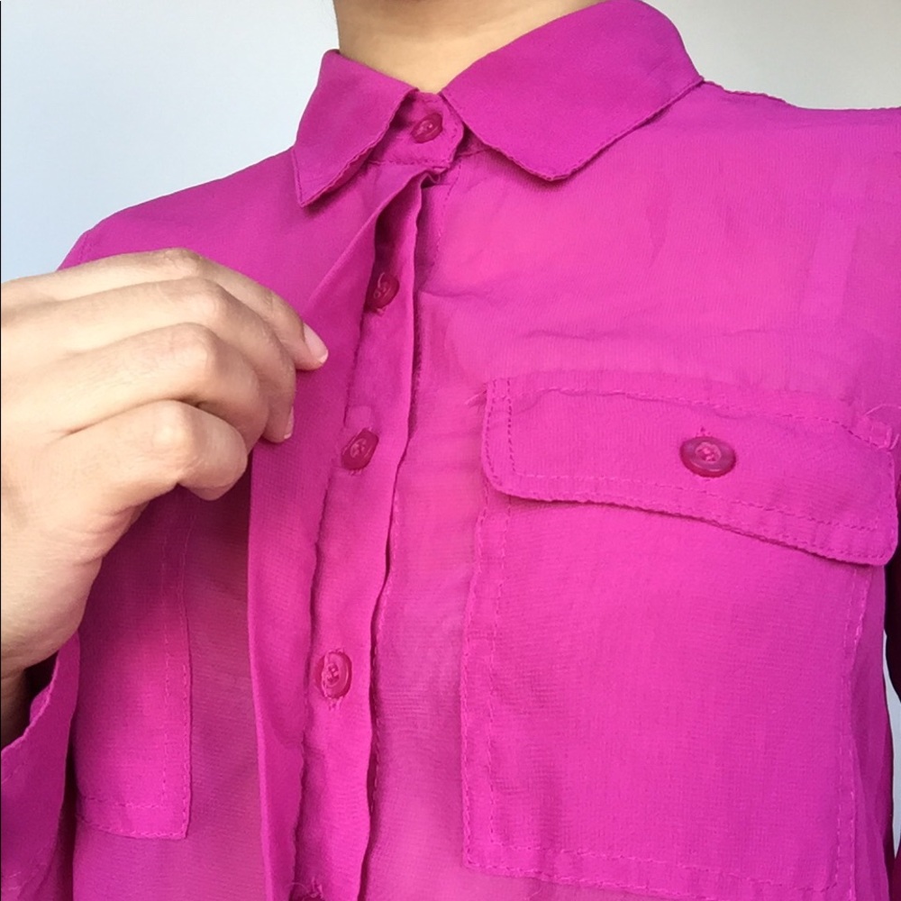 Pink Sheer Blouse